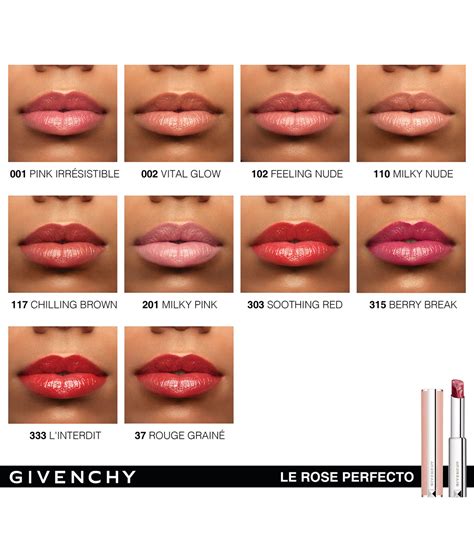 givenchy rose perfecto in black pink|Givenchy lip balm rose.